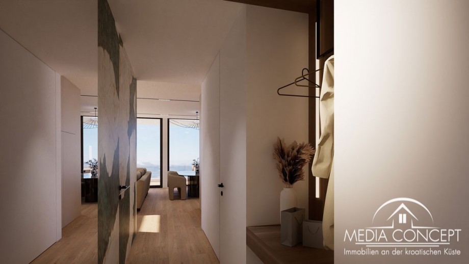 Penthouse in erste Reihe zum Meer, Zadar, Foto 15