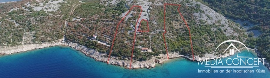 Bauland in erste Reihe zum Meer, Jablanac, Foto 6