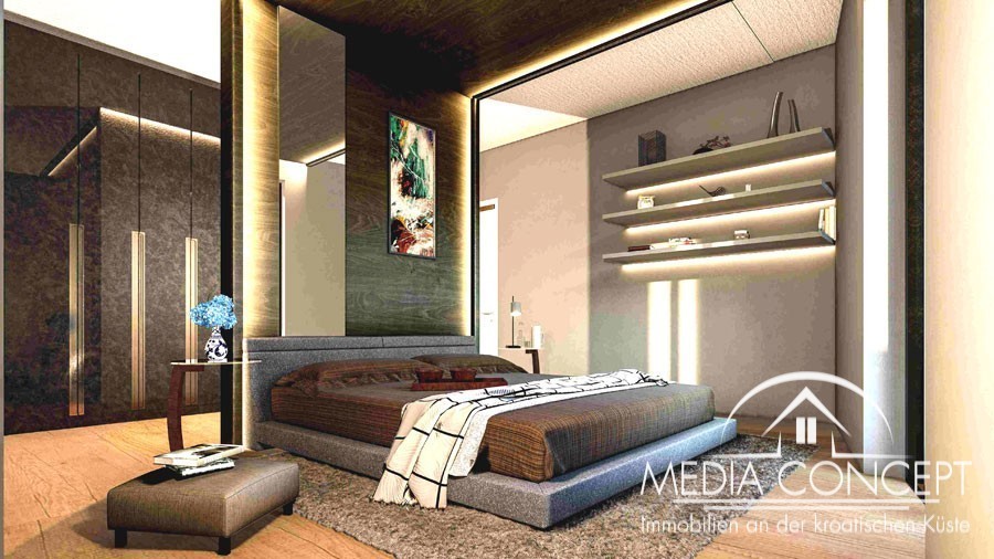 Moderne Wohnung S1 in einem luxuriösen Neubau in Sukošan, Sukošan, Foto 8