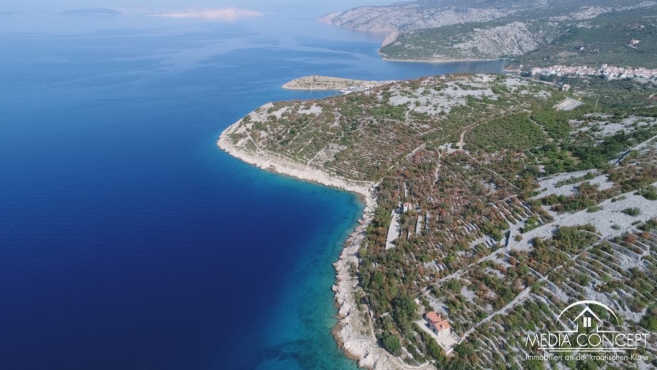 Bauland in erste Reihe zum Meer, Jablanac, Foto 12