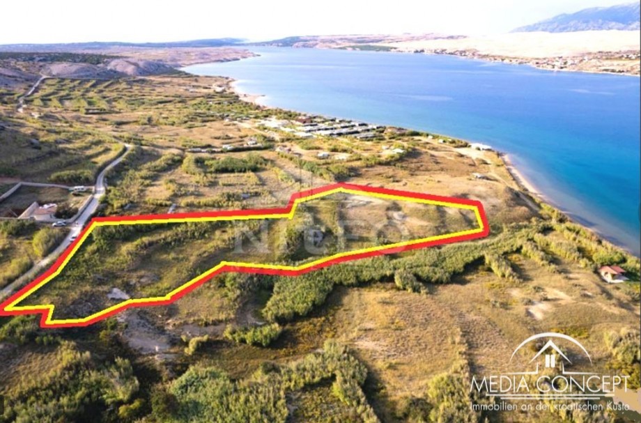 Landwirtschaftliche Fläche die laut Nutzung für ein Camp vorgesehen ist, otok Pag, Foto 1