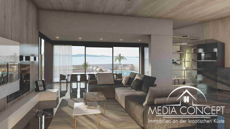 Moderne Wohnung S1 in einem luxuriösen Neubau in Sukošan, Sukošan, Foto 5
