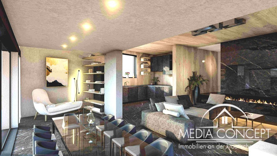 Moderne Wohnung S1 in einem luxuriösen Neubau in Sukošan, Sukošan, Foto 6