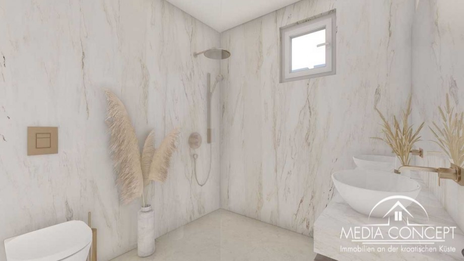 Villa mit drei Appartement in der 1. Reihe zum Meer, Trogir, Foto 19