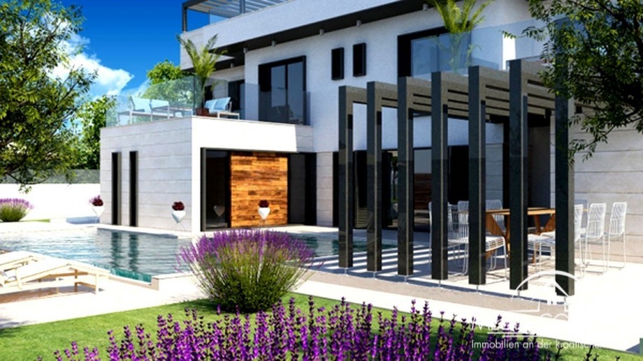 Bauland mit zwei Genehmigungen für Luxusvillen – 1.622 m², Investitionsmöglichkeit, Zadar, Foto 12
