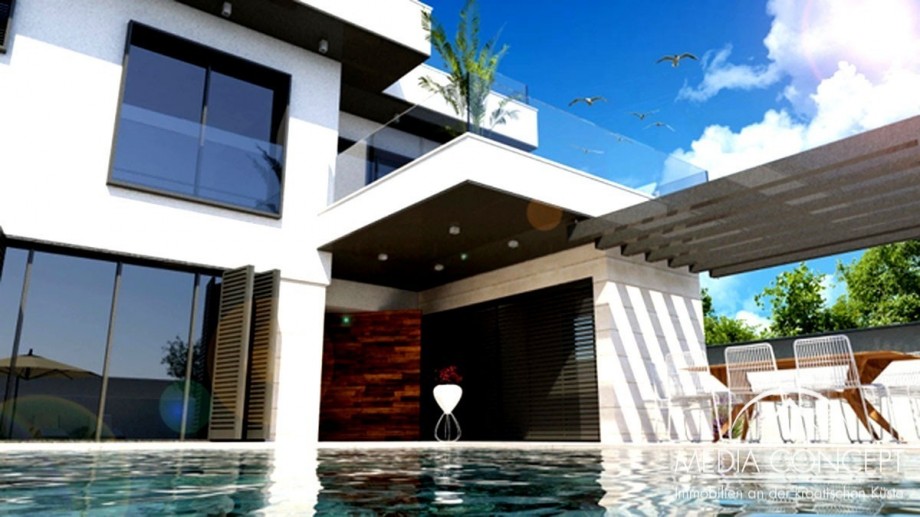 Bauland mit zwei Genehmigungen für Luxusvillen – 1.622 m², Investitionsmöglichkeit, Zadar, Foto 10