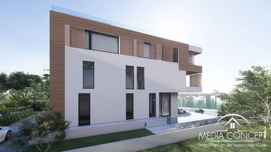Penthouse in erste Reihe zum Meer, Zadar, Foto 4