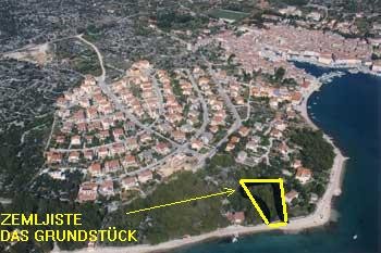 Land direkt am Meer für Bau eine Villa, Insel Cres, Foto 1
