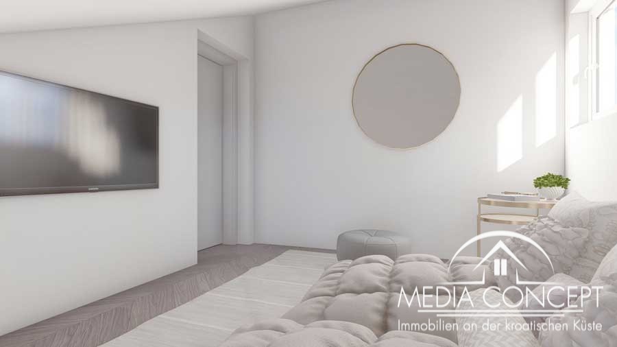 Villa mit drei Appartement in der 1. Reihe zum Meer, Trogir, Foto 11