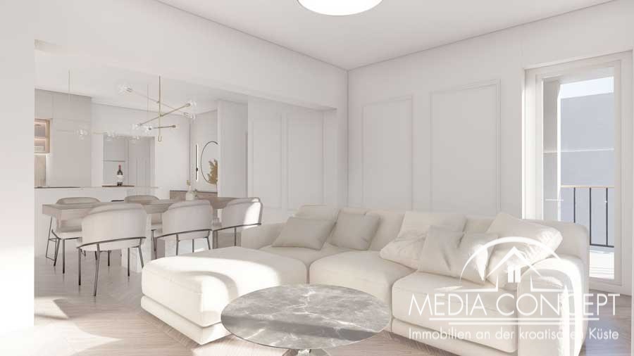 Villa mit drei Appartement in der 1. Reihe zum Meer, Trogir, Foto 8