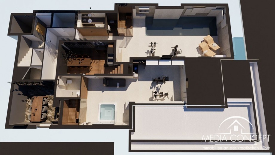Penthouse in erste Reihe zum Meer, Zadar, Foto 7