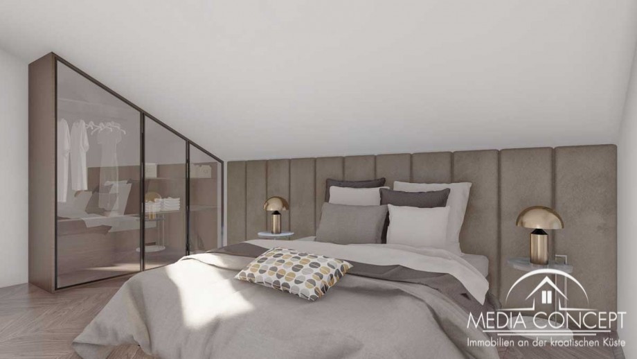 Villa mit drei Appartement in der 1. Reihe zum Meer, Trogir, Foto 13