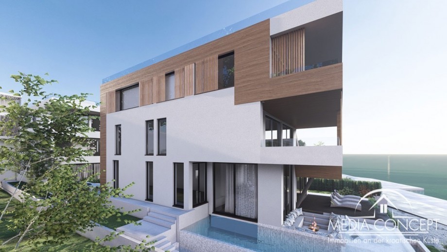 Penthouse in erste Reihe zum Meer, Zadar, Foto 3