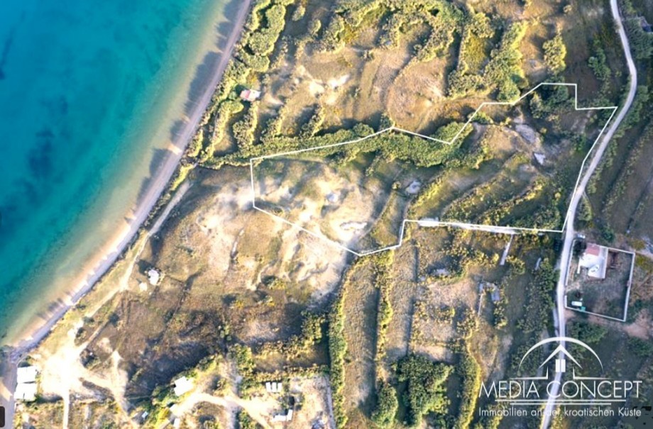 Landwirtschaftliche Fläche die laut Nutzung für ein Camp vorgesehen ist, otok Pag, Foto 4