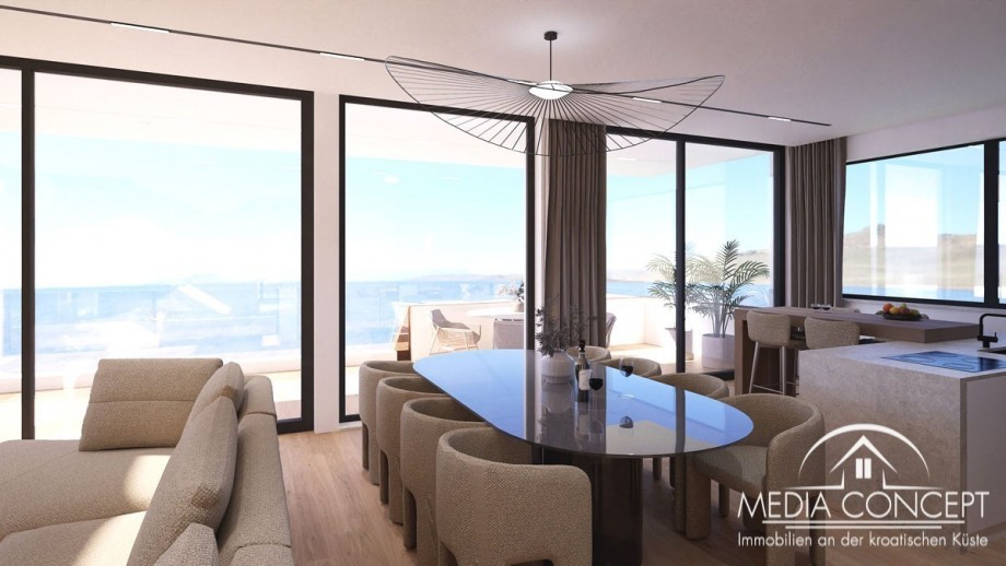 Penthouse in erste Reihe zum Meer, Zadar, Foto 17