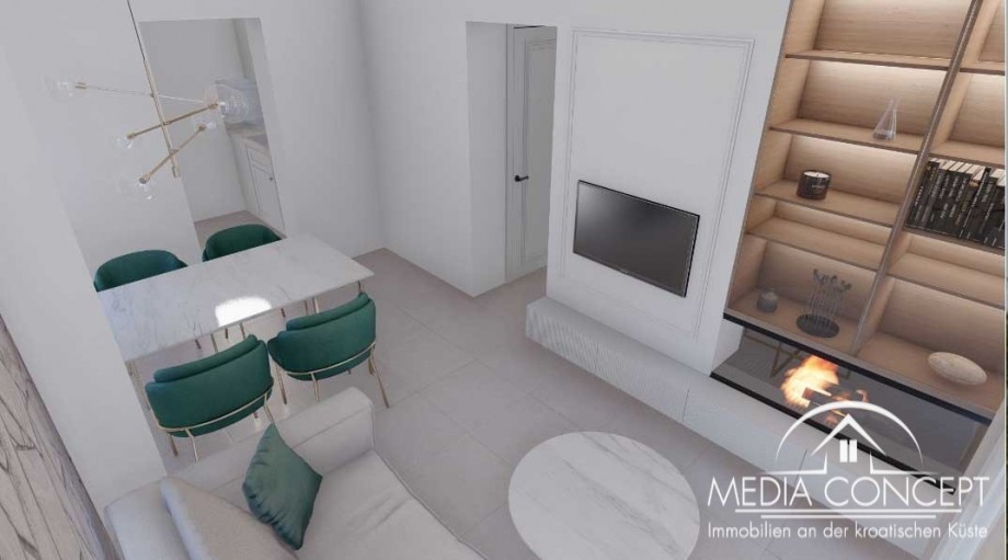 Villa mit drei Appartement in der 1. Reihe zum Meer, Trogir, Foto 7